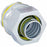 Raco 3404 Noninsulated Connector, 1 In., Steel - KVM Tools Inc.KV6X772