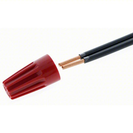 Ideal 30-076 Twist On Wire Connector Red, 18 AWG – 6 AWG Twist-On Wire Size Ranges, 100 PK - KVM Tools Inc.KV6YH38