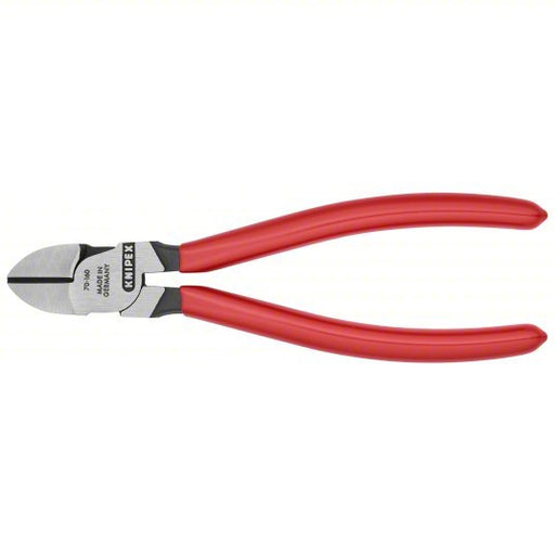 Knipex 70 01 160 Diagonal Cutting Plier Std, Straight, Narrow, 3/4 in Jaw Lg, 7/8 in Jaw Wd, 6 1/4 in Overall Lg - KVM Tools Inc.KV10T979