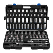 Quinn 70253 1/2 in. Drive, SAE and Metric Master Socket Set, 83-Piece - KVM Tools Inc.KVHF70253