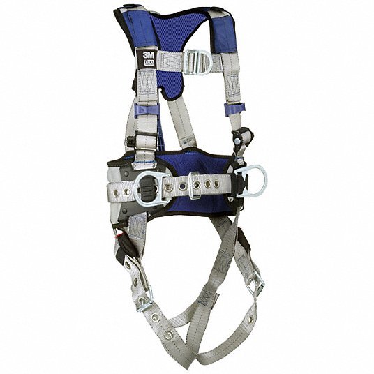 3M DBI-Sala 1401048 Harness, Vest Style, XL, Polyester, Gray - KVM Tools Inc.KV788G86