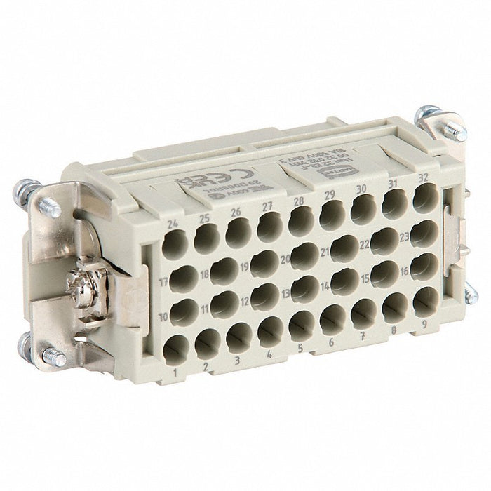 Harting 09320323101 Rectangular Connector Insert, 16 A - KVM Tools Inc.KV793XD5