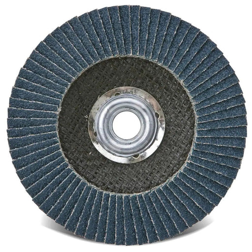 CGW 42335 Flap Disc: 5/8-11 Hole, 80 Grit, Zirconia Alumina, Type 29 - KVM Tools Inc.KV82283938