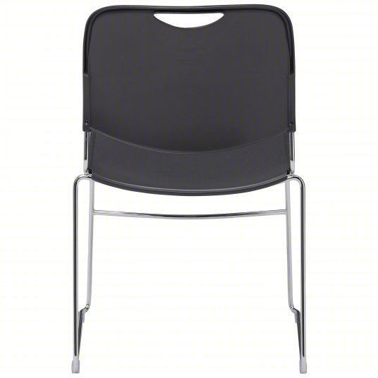 National 8502 Stacking Chair, Polypropylene Seat, No Arm, Gray, PK4 - KVM Tools Inc.KV9RND9