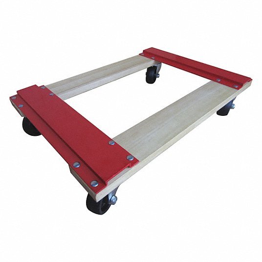 KVM Tools KV8EA39 Genrl Purps Dolly, 1000lb, 24x16x4-3/8 In.