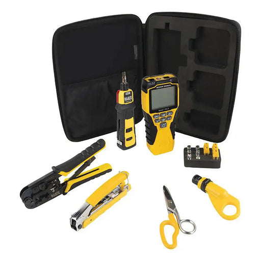 Klein VDV001-819 Voice/Data/Video Apprentice Tool Set: 6 Total Pcs, SAE, Tool Case - KVM Tools Inc.KV643U47