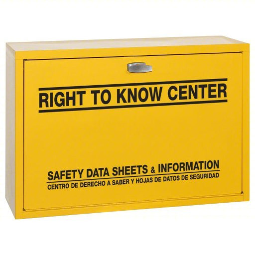 Right to Know Cabinet 847 20 in Overall Ht, 32 1/4 in Overall Wd, 10 in Overall Dp, Hazard Comm, Steel - KVM Tools Inc.KV9PWE0