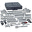 KVM Tools 40JD53 Master Tool Set, SAE and Metric, 170-Piece