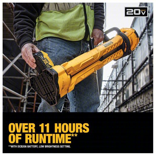 Dewalt DCL079R1 Cordless Tripod Light 20V MAX, Battery Included, 3,000 lm Max., 3 Modes, 88 in Max. Ht - KVM Tools Inc.KV423K72