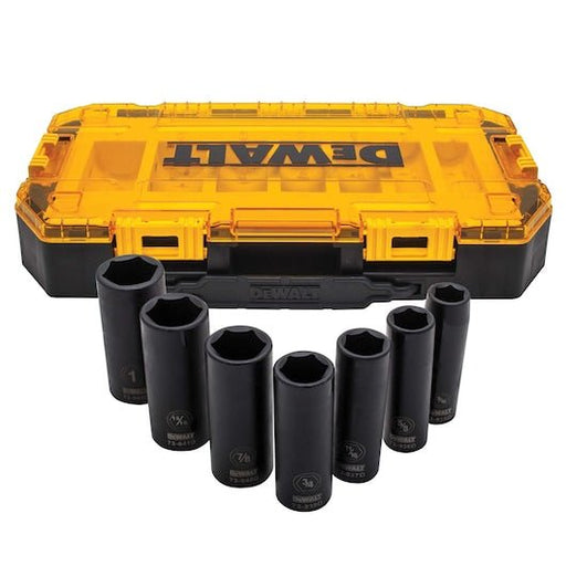 DeWalt DWMT74736 Deep Impact Standard & Universal Socket Set: 7 Pc - KVM Tools Inc.KV33703992