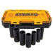 DeWalt DWMT74736 Deep Impact Standard & Universal Socket Set: 7 Pc - KVM Tools Inc.KV33703992