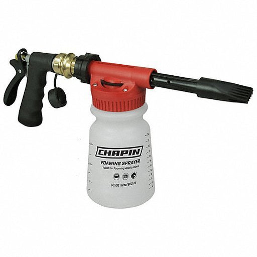 Chapin G5502 1/4 gal. Hose End Sprayer, Plastic Tank, Foaming Spray, 40 psi Max Pressure - KVM Tools Inc.KV416P34