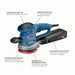 Bosch GEX33-5N Corded Sander 5 in Dia, Random Orbital, Hook and Loop, 3/16 in Orbit, Variable Speed, 3 A - KVM Tools Inc.KV802GA9
