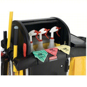 Rubbermaid FG9T7500BLA 22"W 7.25 cu. ft. Janitor Cleaning Cart - KVM Tools Inc.KV1PBJ9