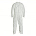 Dupont TY120SWH3X0025NF Collared Disposable Coveralls 3XL, Tyvek® 400, Open Ankle, White, Serged Seam, 25 PK - KVM Tools Inc.KV25RP67