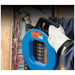 Ideal 31-544 Fish Tape 120 ft Lg, Manual Wind Tape Retraction, 350 lb Tensile Strength, 12 in Case Dia - KVM Tools Inc.KV6ECR4