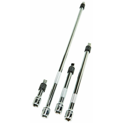 Pittsburgh Pro 67976 3/8 in. Drive Quick-Release Extension Bar Set, 4 Piece - KVM Tools Inc.KVHF67976